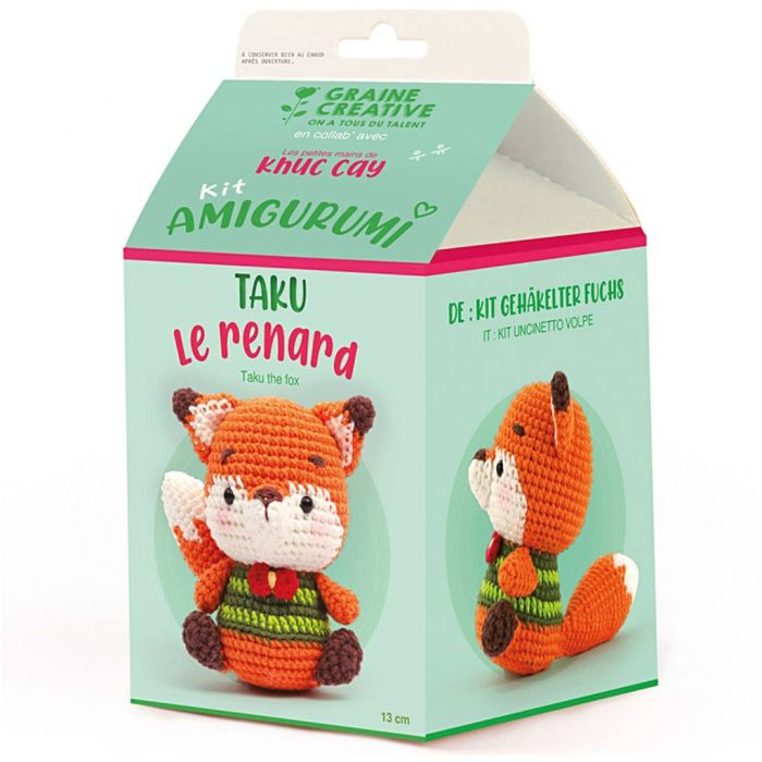 Kit Amigurumis Crochet, Pato, medidas 13 cm, 1 paquete