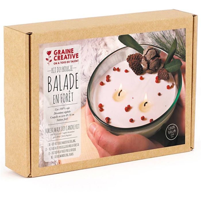 Kit de manualidades de velas, Paseo por el bosque, 1 paquete