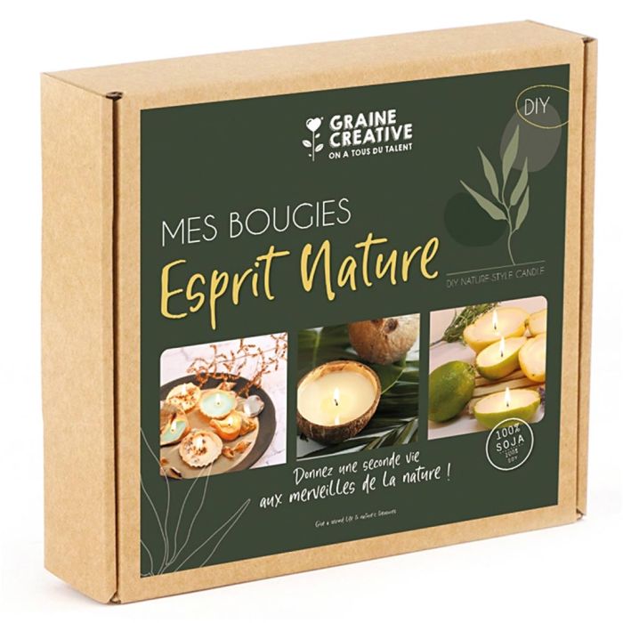 Kit de manualidades de velas, Espíritu de la naturaleza, 1 paquete