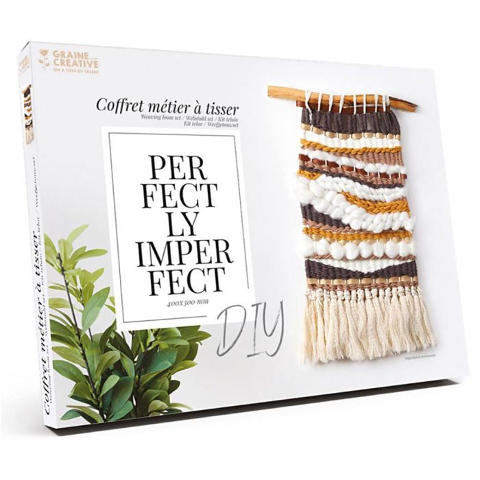 Kit de telar, Perfectly Imperfect, medidas 40x30 cm, 1 paquete