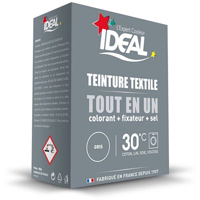 Kit completo de tinte Ideal All-in-One, mini, gris, 230 gr/ 1 paquete