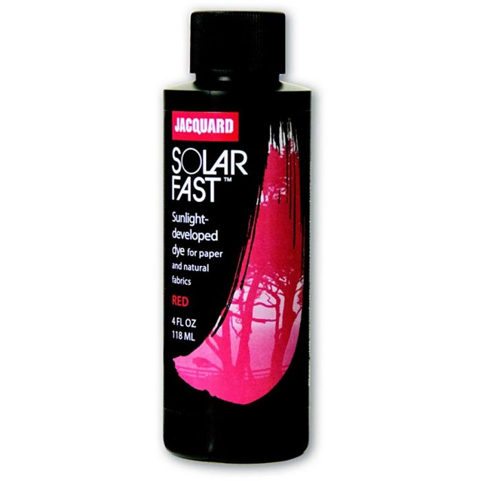 Jacquard Solarfast - Tinte fotosensible, rojo (104), 118 ml/ 1 botella