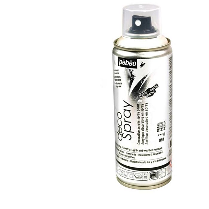 Pintura en spray DecoSpray, blanco perla, 200 ml/ 1 bote