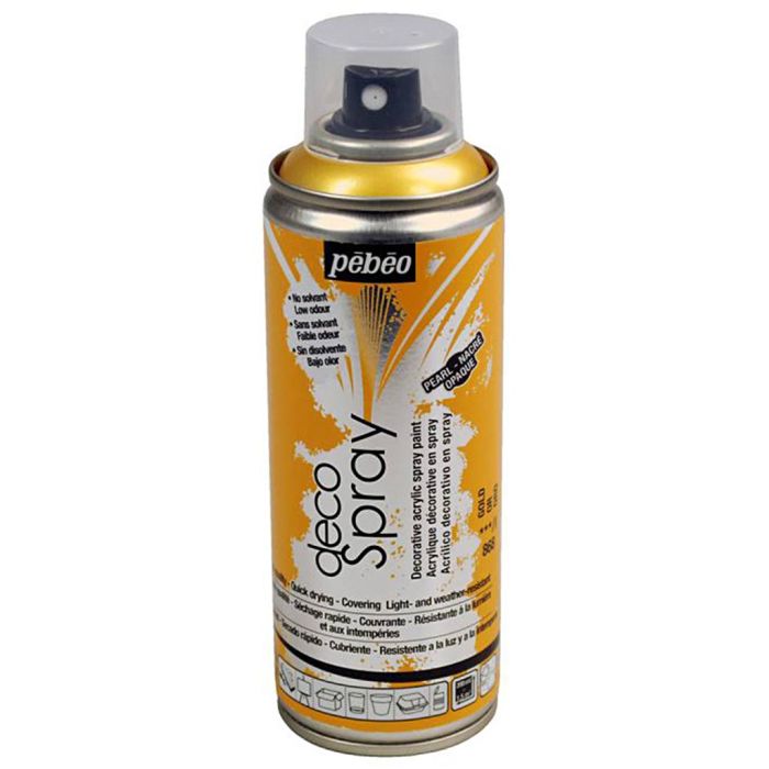 Pintura en spray DecoSpray, dorado, 200 ml/ 1 bote
