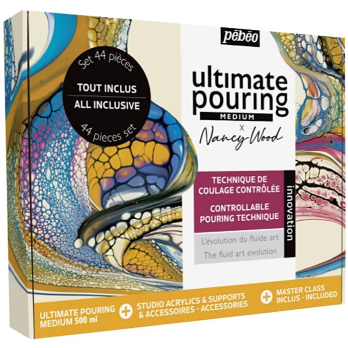 Set de pinturas - Ultimate Pouring, Nancy Wood, 44 ud/ 1 paquete