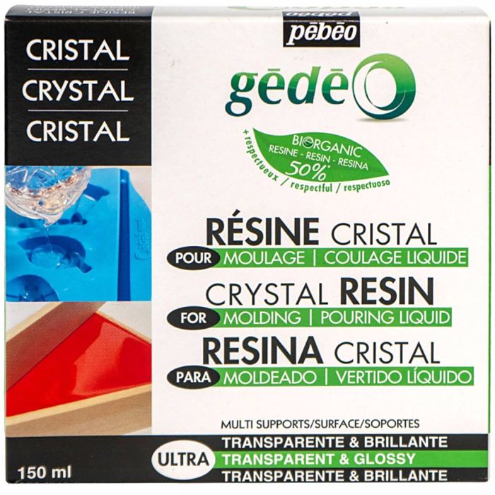 Kit de resina de cristal orgánica, 150 ml/ 1 paquete
