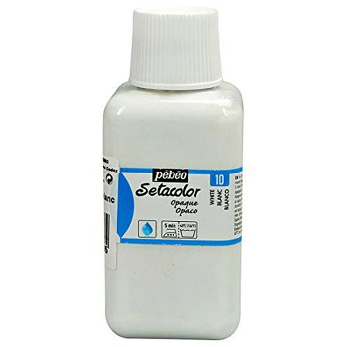 Pintura para tela Pébéo Setacolor, blanco, 250 ml/ 1 botella
