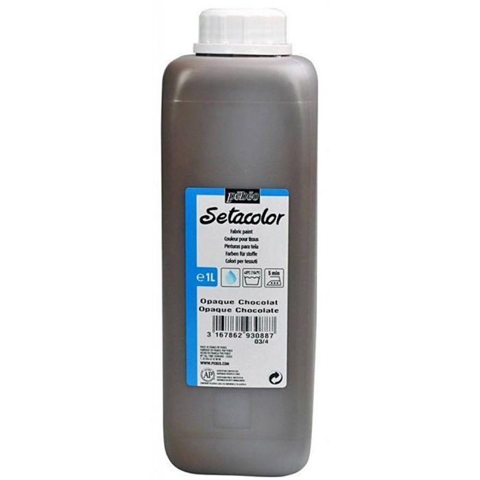 Pintura para tela Pébéo Setacolor, negro, 1000 ml/ 1 botella