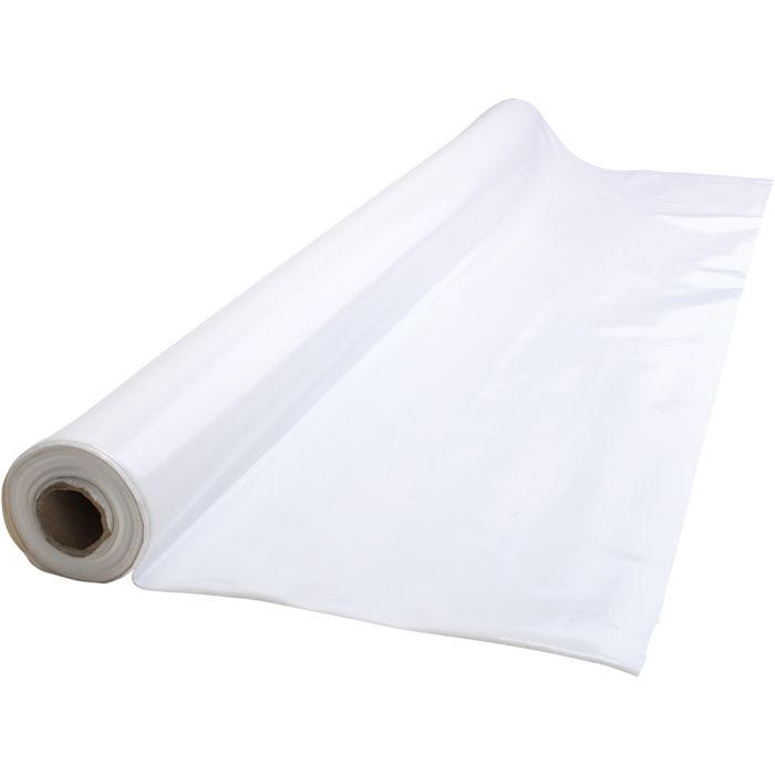 Hule, A: 140 cm, blanco, 20 m/ 1 rollo