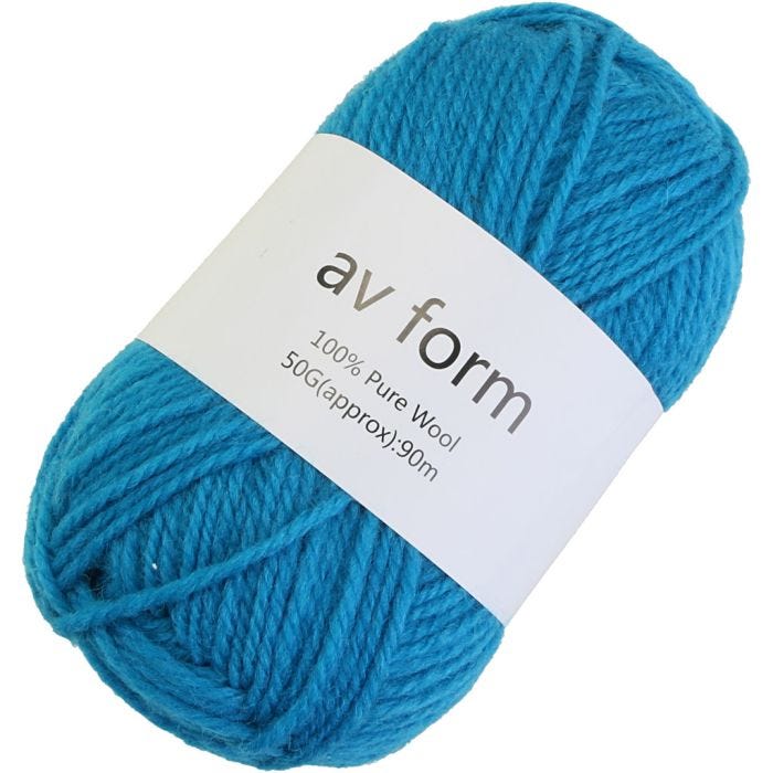 Lana, azul, 50 gr/ 1 ud