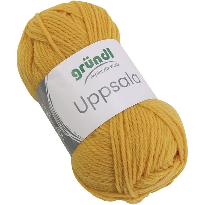 Lana, L. 125 M, amarillo, 50 gr/ 1 ud