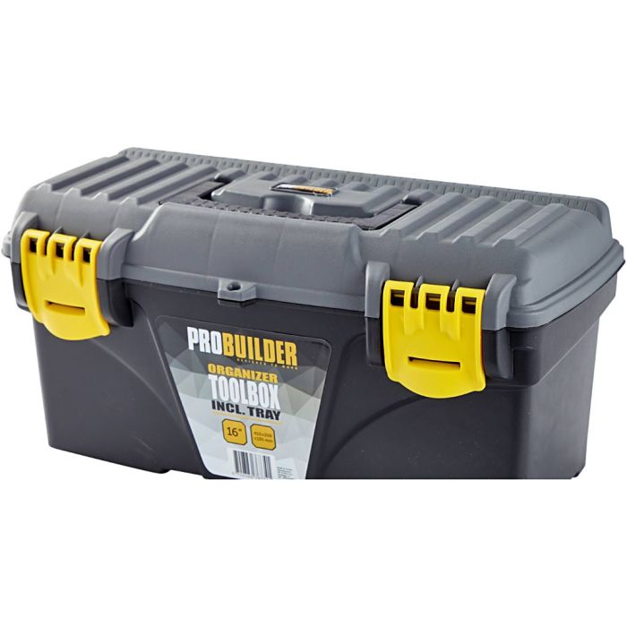 Caja de herramientas, medidas 410x209x195 mm, 1 ud