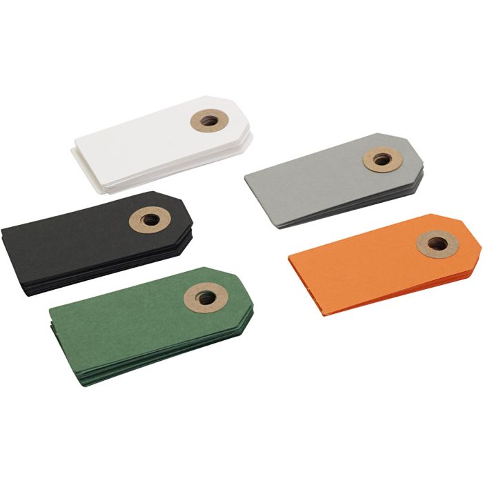 Etiquetas Manila, medidas 3x6 cm, 100 ud/ 1 paquete