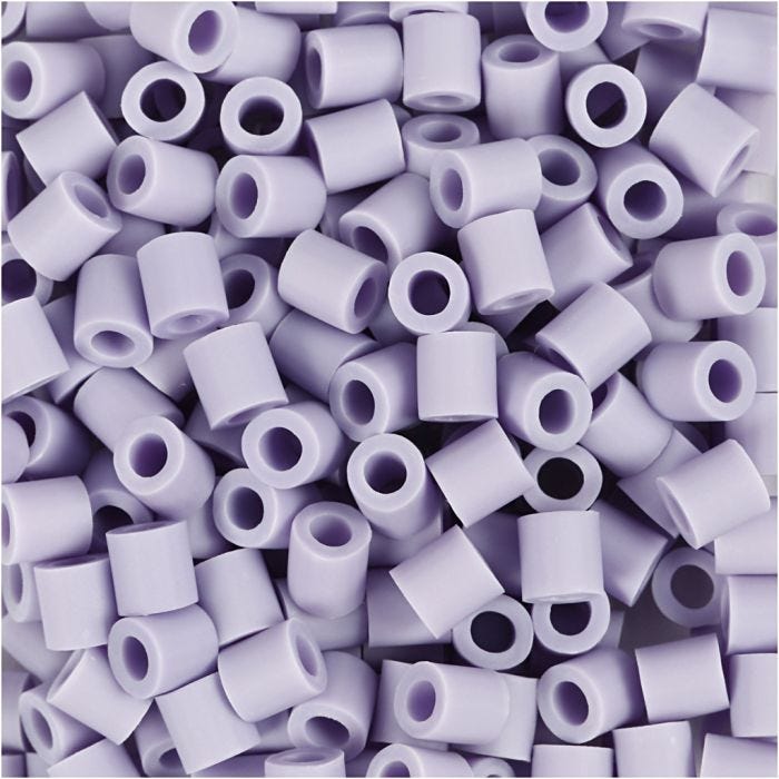 NABBI BioBeads Cuentas, medidas 5x5 mm, medida agujero 2.5 mm, medium, morado, 3000 ud/ 1 paquete