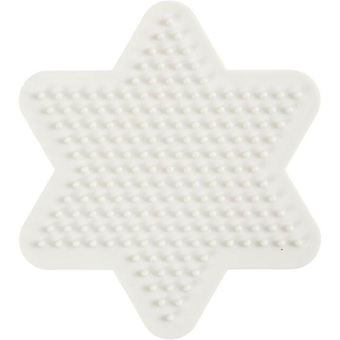 Tablero de Clavijas NABBI BioBeads, Estrella, medidas 9,8x9,8 cm, medium, 1 ud