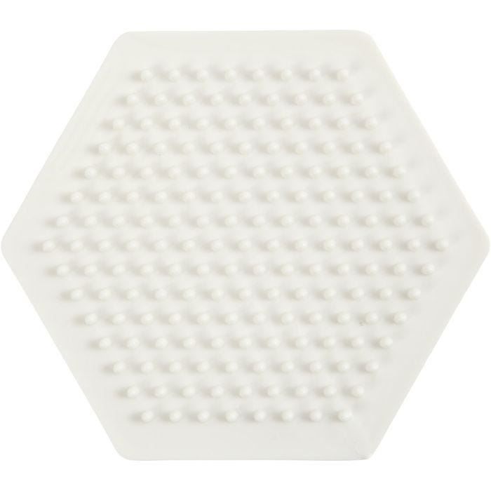 Tablero de Clavijas NABBI BioBeads, Hexagonal, 8,5x8,5 cm, medium, 1 ud