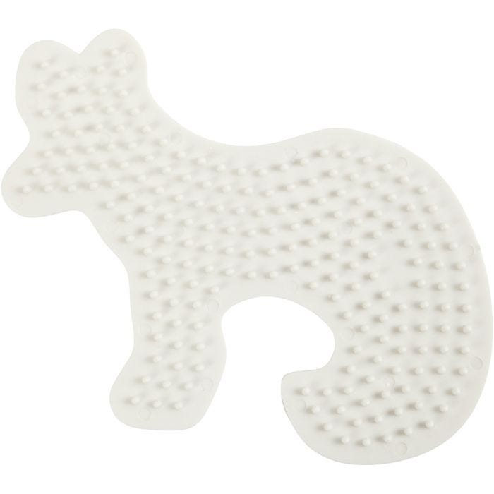 Tablero de Clavijas NABBI BioBeads, Zorro, 9,5x13,4 cm, medium, 1 ud
