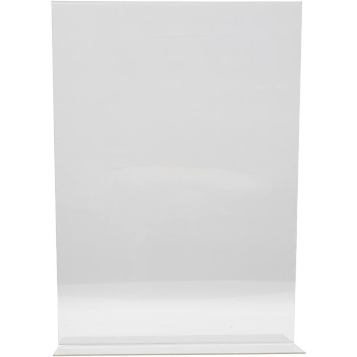 Porta carteles con pie, A: 420 mm, A: 300 mm, A3, hoja 300x420 mm, 1 ud