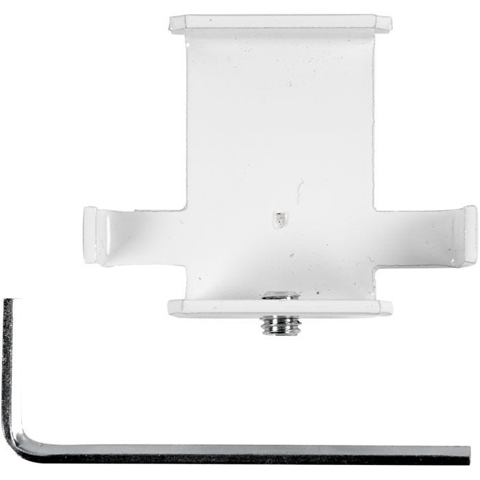Kit de montaje, forma de T, 55 mm, 20 cm, 45 mm, blanco, 1 ud