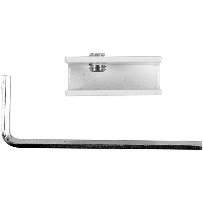Kit de montaje, 22 mm, 11 cm, 32 mm, blanco, 1 ud