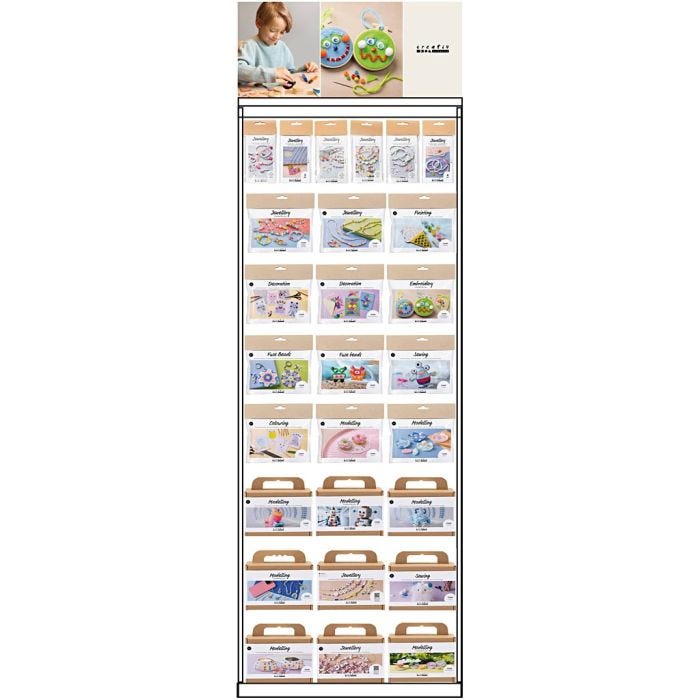 Expositor de suelo, montado, Precios adecuados para niños, 198 uds de vta/ 1 ud
