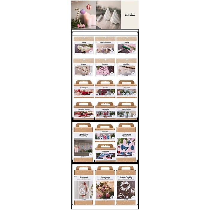 Expositor de suelo, montado, Navidad, adultos, 104 uds de vta/ 1 ud