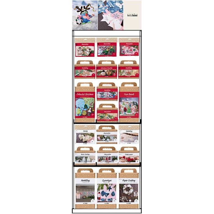 Expositor de suelo, montado, Navidad, adultos y niños, 86 uds de vta/ 1 ud