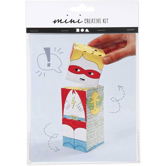 Mini Kit de manualidades, monstruos y robots, 1 paquete