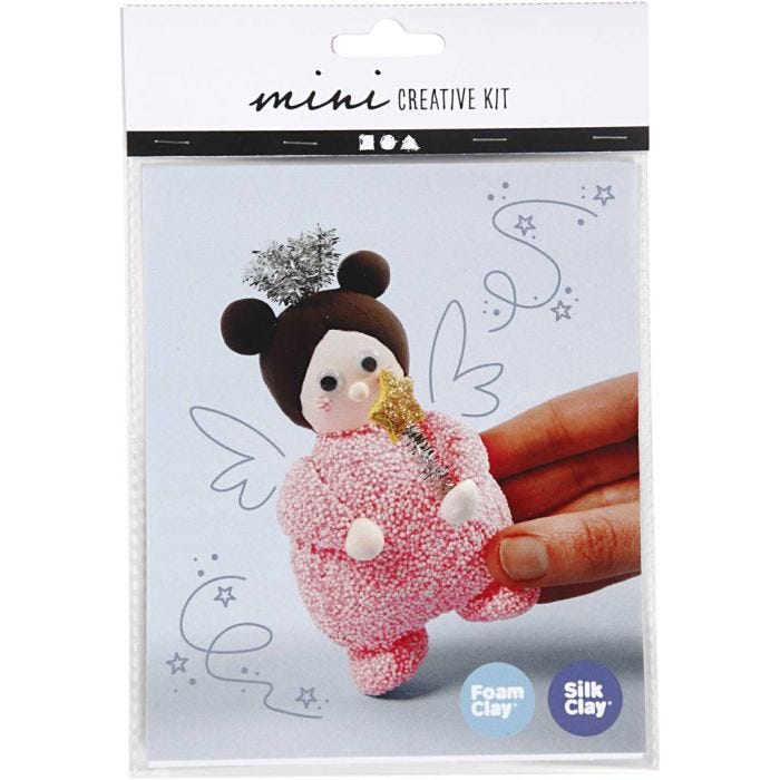 Mini Kit de manualidades, hada con varita mágica, 1 paquete