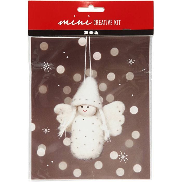 Mini Kit de manualidades, Ángel, 10 cm, 1 paquete