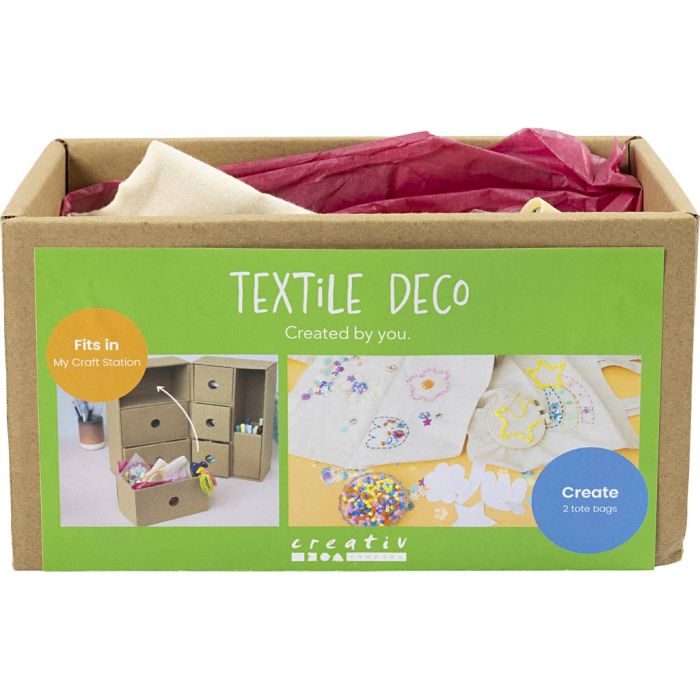 Mi Estación De Manualidades Decoración Textil, surtido de colores, 1 paquete