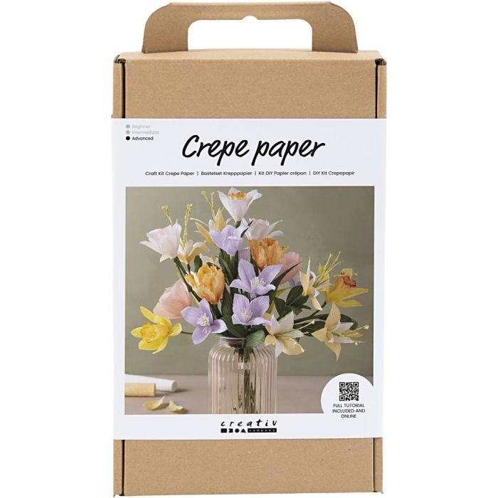 Kit de manualidades Papel Crespón, 1 paquete