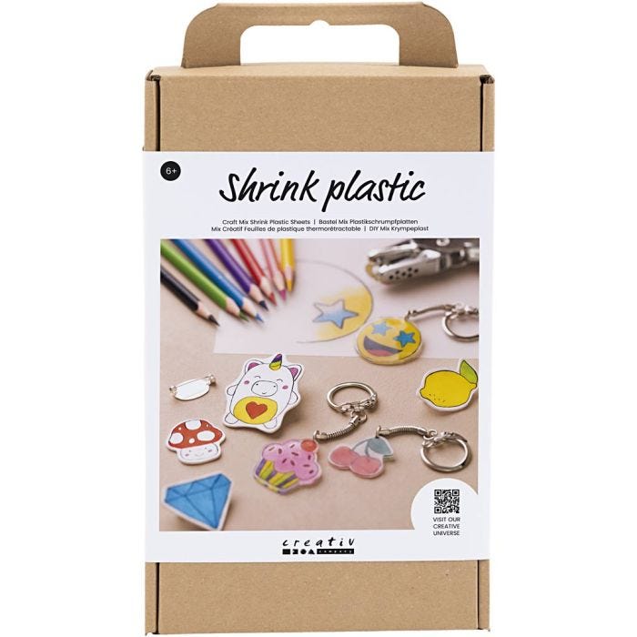 Mix Creativo Hojas de Plástico Retráctiles, Accesorios, 1 paquete