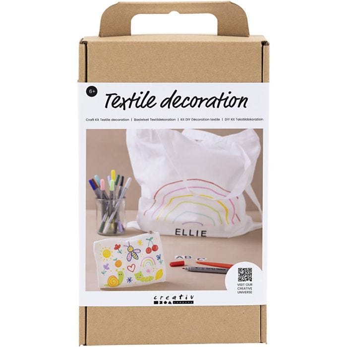 Kit de manualidades Decoración Textil, 1 paquete