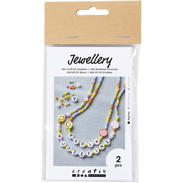 Mini Kit de manualidades Joyas, Collares, 1 paquete