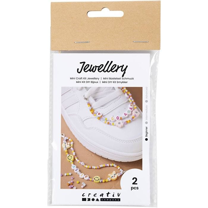 Mini Kit de manualidades Joyas, Abalorios, 1 paquete