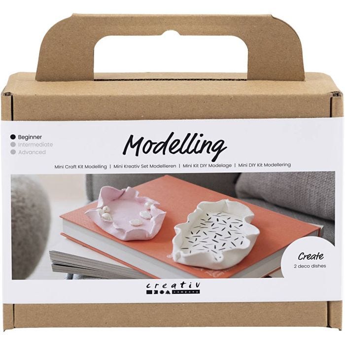 Mini Kit de Manualidades Modelado, Cuencos, 1 paquete