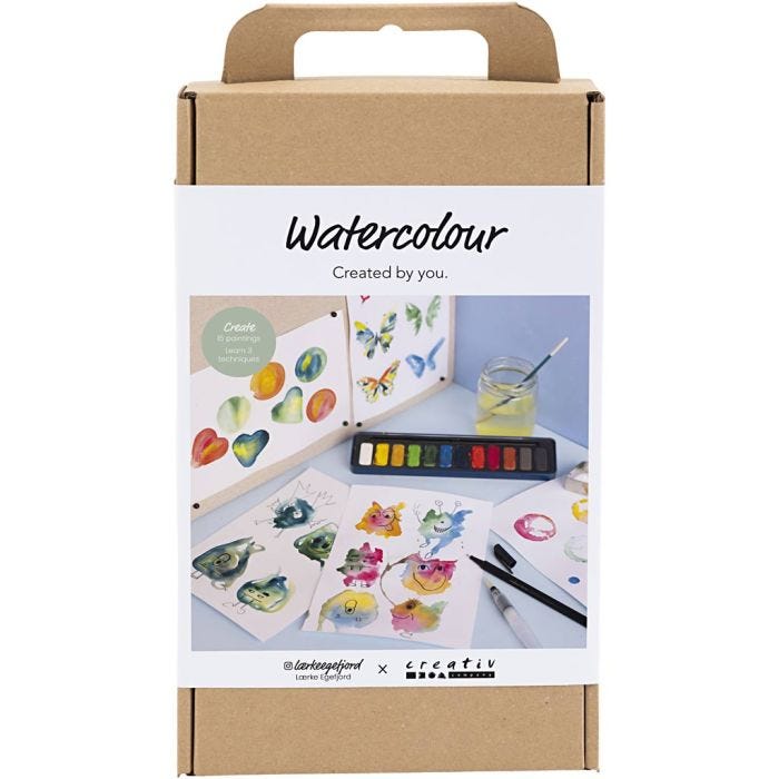 Kit de manualidades Acuarelas, 1 paquete