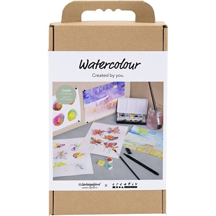 Kit de manualidades Acuarelas, 1 paquete