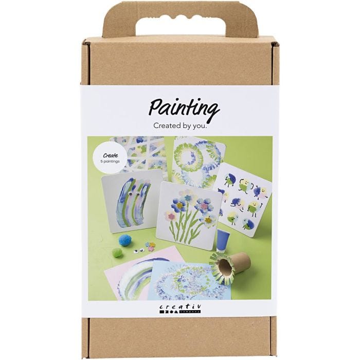 Kit de manualidades Pintar, surtido de colores, 1 paquete