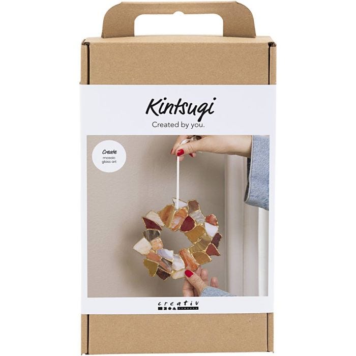 Kit de manualidades Kintsugi, Decoraciones para colgar, surtido de colores, 1 paquete