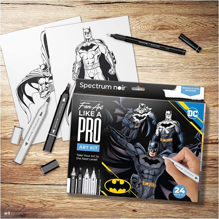 Kit de manualidades Ilustración, Batman: Héroes y villanos , surtido de colores, 1 paquete
