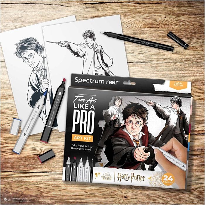Kit de manualidades Ilustración, Harry Potter, surtido de colores, 1 paquete