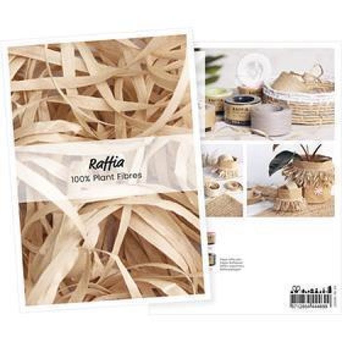Postal del producto, Hilo de rafia de papel, A5, hoja 14,8x21 cm, 1 ud