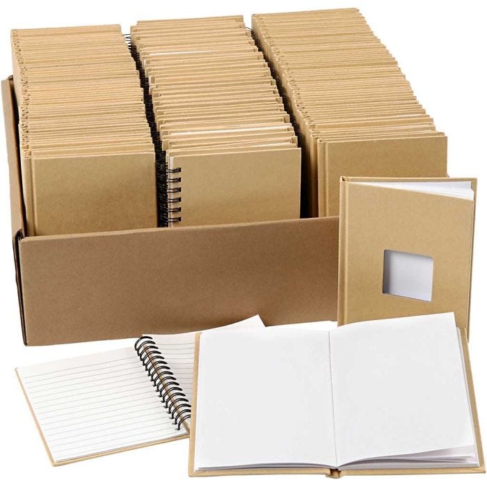 Notebooks, A6, medidas 10,5x15 cm, 3x32 ud/ 1 paquete