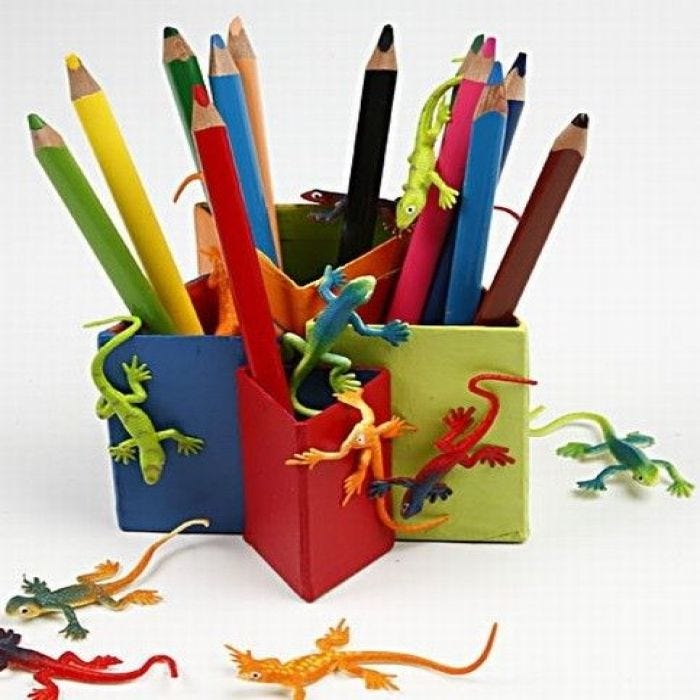 Papier-mâché Pencil Holders