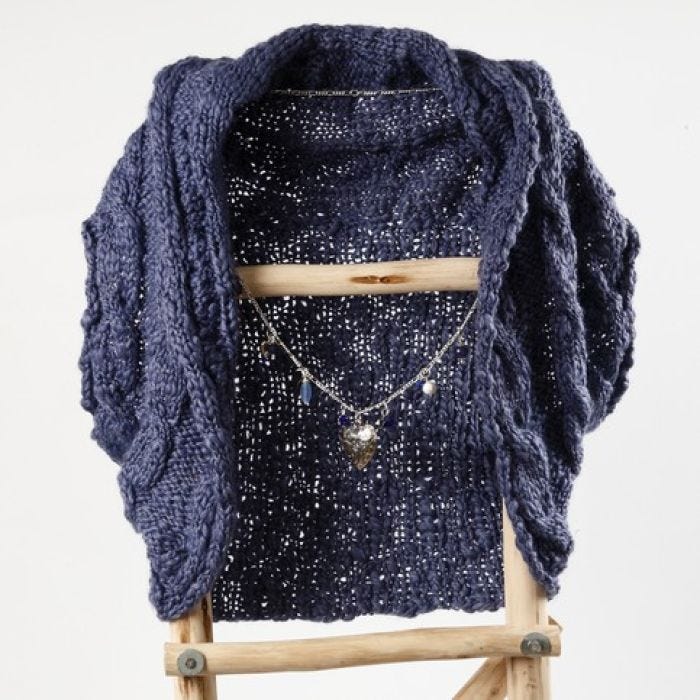 A Shrug made from Barcelona Yarn