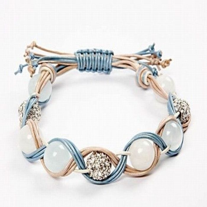 A Braided Bracelet with Beads