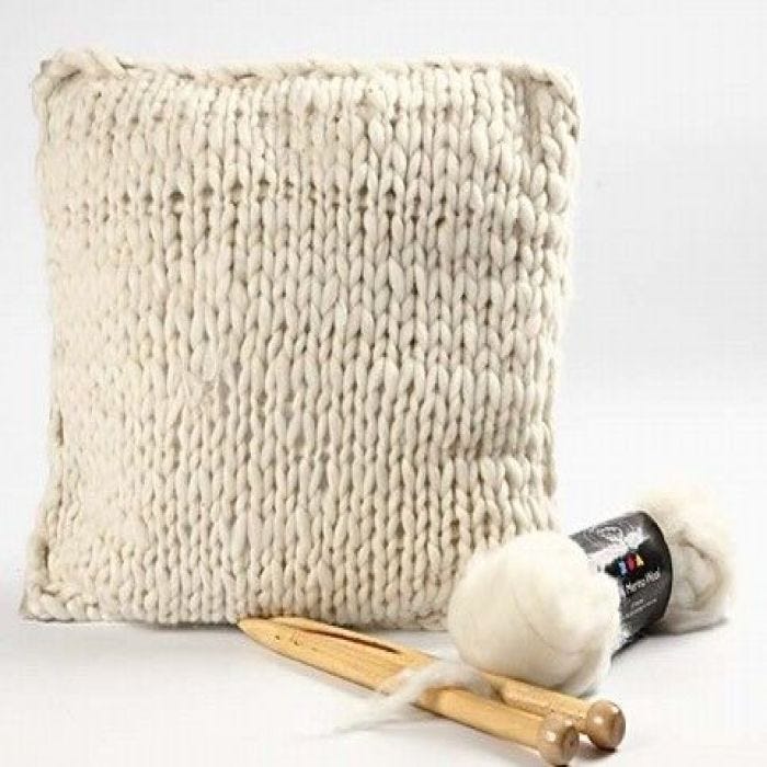 A Cushion made from Merino Wool
