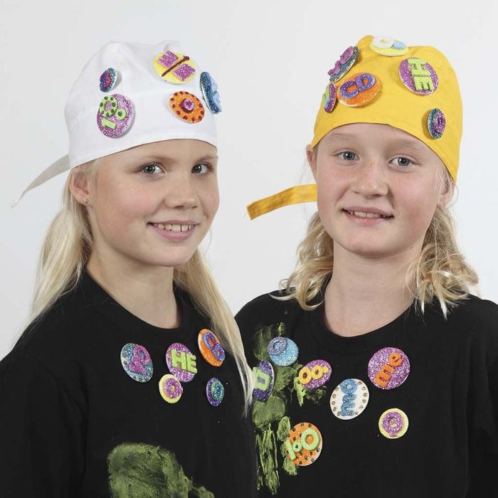 Chapas con efecto purpurina